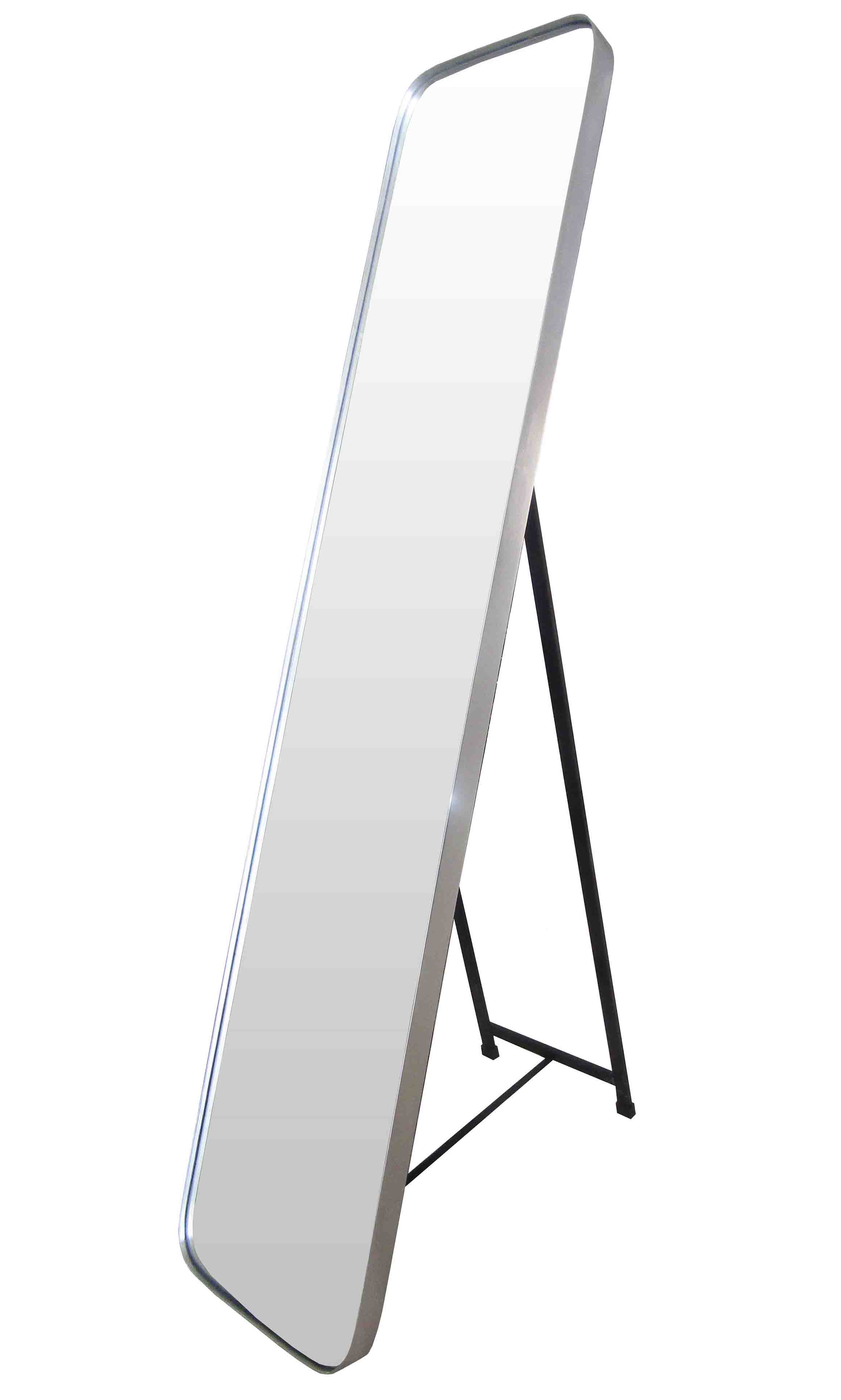 TS110 Wall décor art mirror modern silver rectangular vertical floor standing